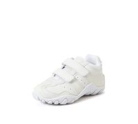 Geox Boys Jr Crush Sneakers, White, 6 UK Child