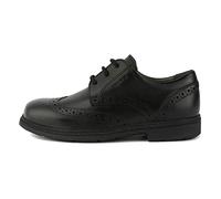 Geox Boy's Jr Federico A Shoes, Black, 6.5 UK