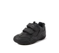 Geox Boys School Shoes J Wader A - Black leather/man-made - Size 11/F