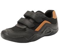 Geox Boys' Jr Wader C Trainers, Black Brown, 4.5 UK