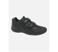 Geox Boy's Junior Wader Boys Rip Tape School Shoes - Black