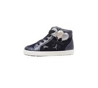 Geox Boy's Kilwi Girl B Sneaker, Dk Navy Silver, 6 UK Child