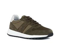 Geox Boys' U Molveno Trainers, Olive, 10 UK