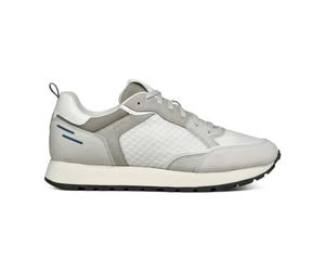 Geox Boys U Partenio ASneaker, Off White Lt Grey, 8 UK