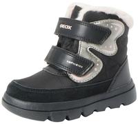 Geox Baby Willaboom Girl B A Ankle Boot, Black Lt Pink, 6 UK Child