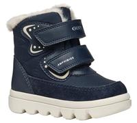Geox Boy's WILLABOOM Girl B A Snow Boot, Navy/Off White, 6 UK Child
