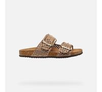 Geox Women's D BRIONIA R C Flat Sandal, Old Rose, 40 EU