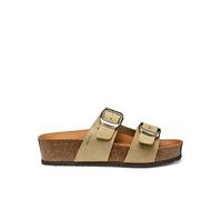 Geox Women's D BRIONIA H A Flat Sandal, Lt Taupe, 5 UK