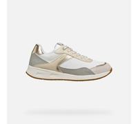 Geox Women D Bulmya A Sneaker, Papyrus White, 5 UK