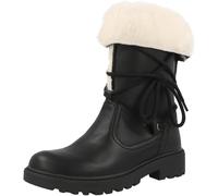 Geox Casey Amphibiox Black Boots Girls Waterproof Faux Fur Winter Casual