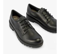 GEOX CASEY G C Girls Leather Lace Up School Shoes Black - UK 3 / EUR 36