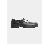 GEOX CASEY Girls Matte Black School Shoes - UK 13 / EUR 32