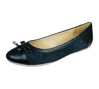 Geox Charlene Womens Suede Leather Ballet Pumps / Flats - Dark Blue