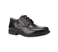 (6.5 UK, Black) Geox Childrens/Kids J Federico H Leather School Shoes