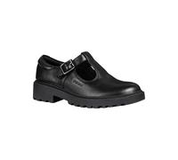 Geox Childrens/Kids J Casey G E Leather School Shoes / 6.5 UK Black FS12045