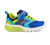 Geox Ciberdron Boys Trainers Light-Up Sporty Playtime Kids Sneakers Blue