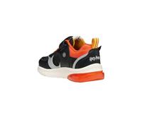 Geox Ciberdron Children's Shoes with Lights Harry Potter Theme, Black and Orange, Tear-Off Closure, black and orange, 1.5 UK