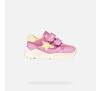 Geox B Ciufciuf Girl A, Baby Girls' Shoes, Dk Pink Lt Yellow, 20 EU