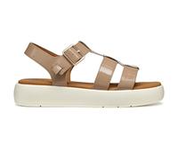 Geox D CAMALEI Synthetic Polyurethane Women's Caramel Sandals