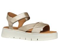 Geox D DANDRA 40 B, Women’s Sandal, Lt Gold/Lt Taupe, 7 UK
