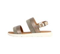 Geox D Dandra A Slide Sandal, Dk Beige Sage, 3 UK