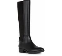 Geox D Felicity Leather Womens Black Boots - Size UK 7.5
