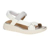 Geox D Flextride S D, Women's Wedge Sandals, White Lt Grey, EU 39 - UK 6
