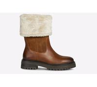 Geox D Iridea Leather Womens - Brown - Size UK 7