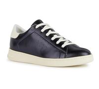 Geox D Jaysen B Leather Women's Dark Jeans/Optic White Trainers UK 5