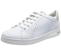 Geox D Jaysen, Sneaker, White/Silver,