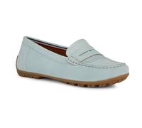 Geox D Kosmopolis Suede WoMens Light Blue Moccasins Shoes - Size UK 4