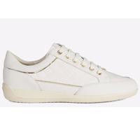Geox D Myria A Trainers Womens - White Patent Leather - Size UK 7