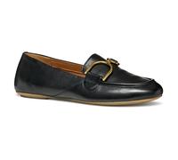 Geox Women's D Palmaria J Moccasin, Black, 5.5 UK