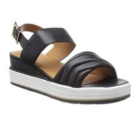 Geox D Rosita Sandal, Black, 3 UK