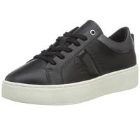 Geox D Skyely A Sneaker, Black Gun, 6.5 UK