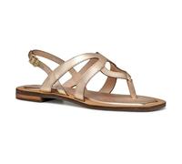Geox Women's D Sozy QC C Slide Sandal, Lt Gold, 5 UK