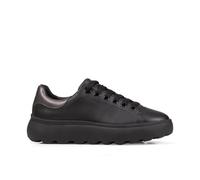 Geox Women's D SPHERICA EC4.1 D Sneaker, Black/Gun, 5 UK