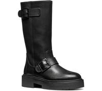 Geox D Spherica EC7 Leather Womens Black Boots - Size UK 4