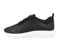 Geox D Spherica Sneaker, Black, 6 UK