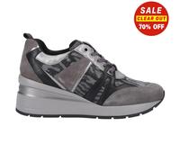 Geox D Zosma B Womens Trainers Waterproof Everyday Sport Leather Sneakers Grey