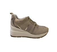 Geox D Zosma Sneaker, Lt Taupe, 6.5 UK