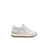 Geox Desya Abx metallic-trim lace-up sneakers - White 38-39-40-41