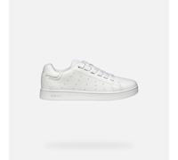 Geox J ECLYPER BOY B Sneaker, White, 2 UK