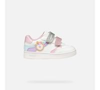 GEOX Eclyper Toddler Girl Optic White/light Lilac, Size: 20