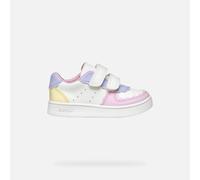 GEOX Eclyper Toddler Girl White/light Yellow, Size: 23