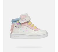 GEOX Eclyper Toddler Girl White/pink, Size: 22