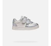 GEOX Eclyper Toddler Girl White/silver, Size: 25