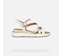 GEOX Elowynne Woman White/light Gold, Size: 41