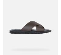 Geox U36gub00043 Erice Sandals Brown EU 39 Men
