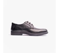 GEOX FEDERICO H Boys Leather School Shoes Black - UK 6.5 / EUR 40